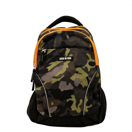 Ghiozdan scolar, Lamonza, model Camu, 8-16 ani, Army [1]