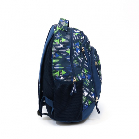 Ghiozdan scolar, Lamonza, model Phantom, Albastru / multicolor [1]