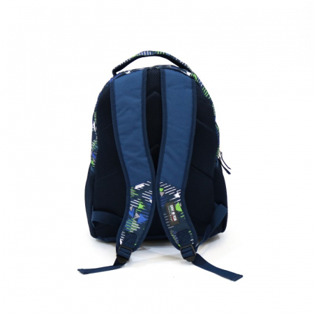 Ghiozdan scolar, Lamonza, model Phantom, Albastru / multicolor [3]