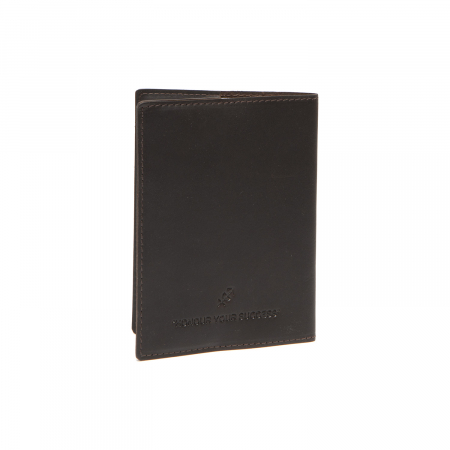 Coperta Husa pasaport, carnet sau brevet, din piele naturala, The Chesterfield Brand, Maro inchis [1]