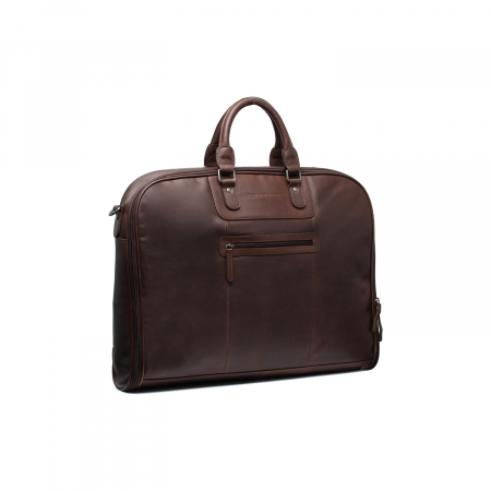 Husa pentru haine din piele naturala, The Chesterfield Brand, Josh, Maro inchis [7]