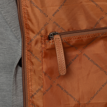 Husa pentru haine din piele naturala, The Chesterfield Brand, Josh, Maro coniac [4]
