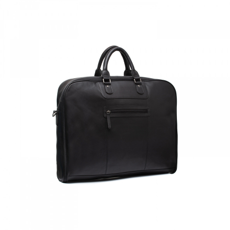 Husa pentru haine din piele naturala, The Chesterfield Brand, Josh, Negru [7]