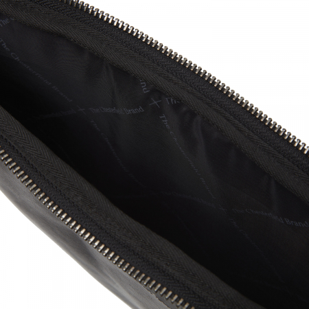 Mapa The Chesterfield Brand pentru acte si laptop 14 inch, din piele naturala, Clinton, Negru [1]