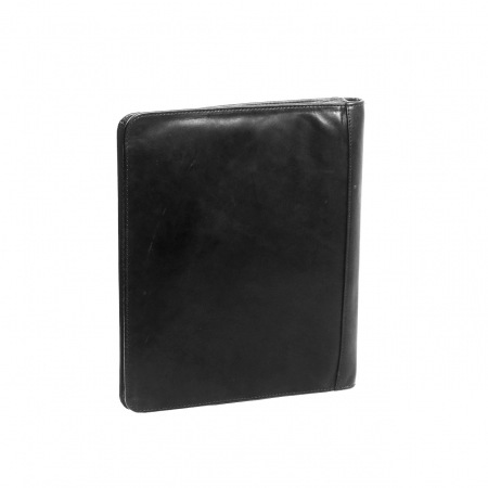 Mapa din piele naturala, The Chesterfield Brand, pentru acte si tableta, Barnet, Negru [1]