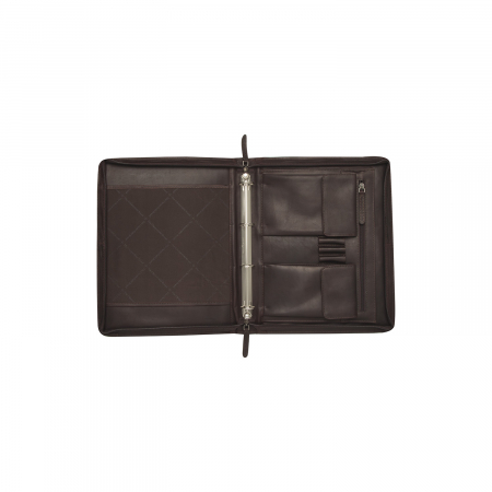 Mapa din piele naturala, The Chesterfield Brand, pentru acte si tableta, Moreton, Maro inchis [1]