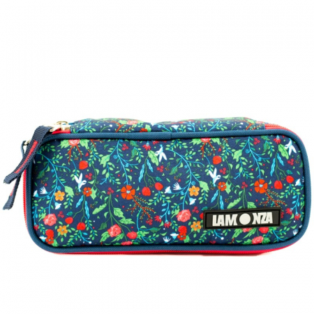 Penar scolar, Lamonza, model Bloom, Albastru/ Multicolor [1]