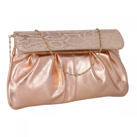Plic elegant din piele naturala aurie model 144 [5]