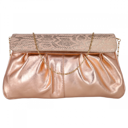 Plic elegant din piele naturala aurie model 144 [1]