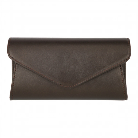Plic elegant din piele naturala maro glamour, model 08 [1]