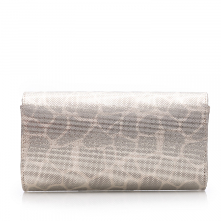 Plic elegant din piele naturala, model 08, Argintiu perlat Safari [4]