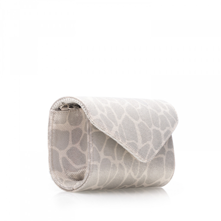 Plic elegant din piele naturala, model 08, Argintiu perlat Safari [2]