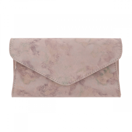 Plic elegant roz pudra abstract din piele intoarsa, model 08 [1]