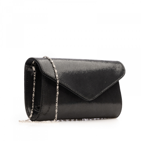 Plic elegant din piele naturala, model 08, Negru lucios [1]