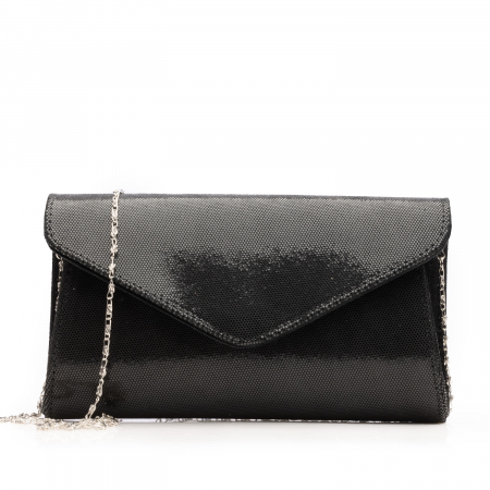 Plic elegant din piele naturala, model 08, Negru lucios [2]