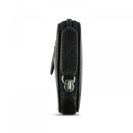 Port chei din piele naturala, bugatti, Nobile 49125101, Negru [3]