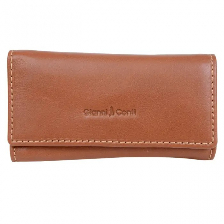 Port chei - Port chei din piele naturala, Gianni Conti, 589707, Maro coniac