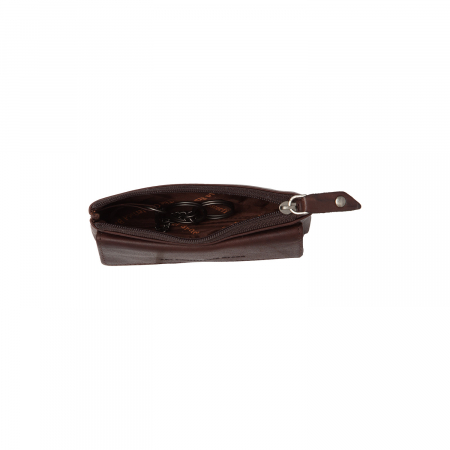 Port chei din piele naturala, The Chesterfield Brand, Violette, Maro inchis [5]