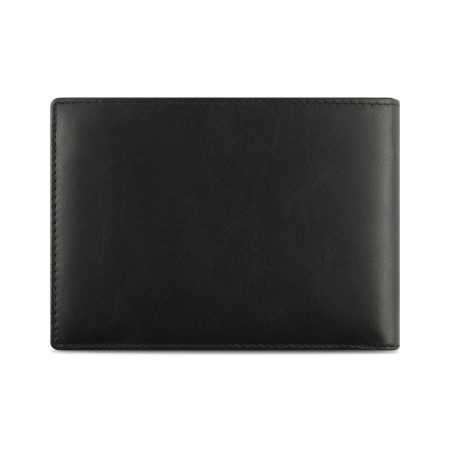 Portofel barbati din piele naturala, bugatti, seria Super Slim, cu protectie anti scanare RFID, Negru [5]