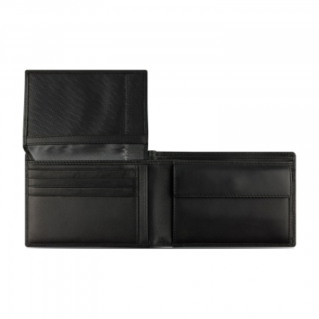 Portofel barbati din piele naturala, bugatti, seria Super Slim, cu protectie anti scanare RFID, Negru [3]