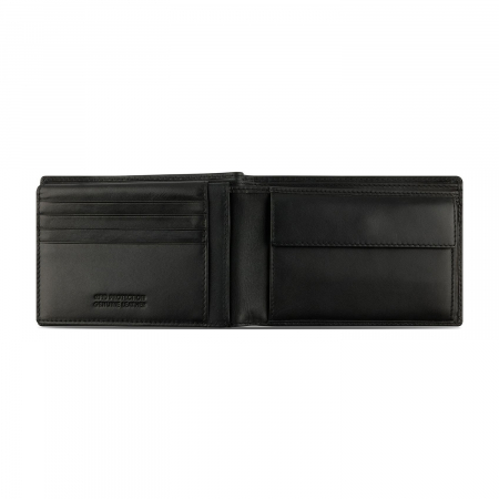 Portofel barbati din piele naturala, bugatti, seria Super Slim, cu protectie anti scanare RFID, Negru [2]