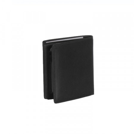 Portofel barbati din piele naturala, The Chesterfield Brand, Carl, cu protectie anti scanare RFID, Negru [4]