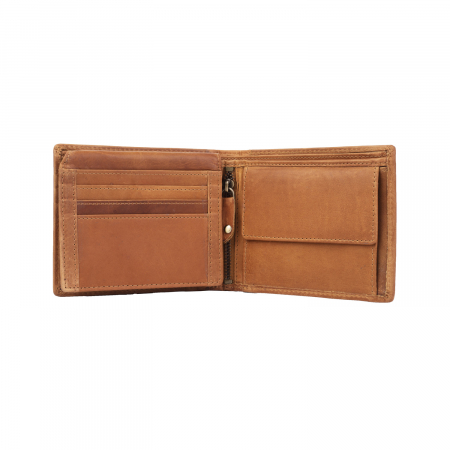 Portofel barbati din piele naturala, The Chesterfield Brand, cu protectie anti scanare RFID, Alvina, Maro coniac [1]
