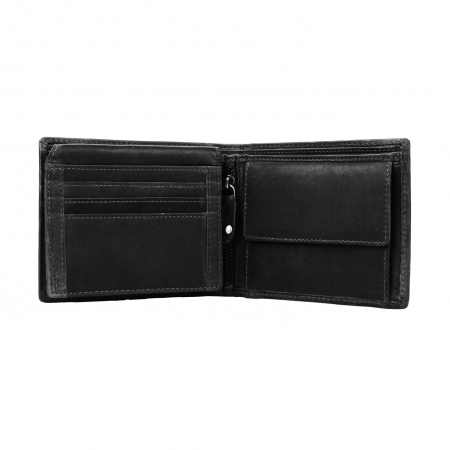 Portofel barbati din piele naturala, The Chesterfield Brand, cu protectie anti scanare RFID, Alvina, Negru [1]
