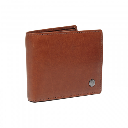 Portofel barbati din piele naturala, The Chesterfield Brand, cu protectie anti scanare RFID, Positano, Maro coniac