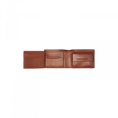 Portofel barbati din piele naturala, The Chesterfield Brand, cu protectie anti scanare RFID, Umbria, Maro coniac [3]