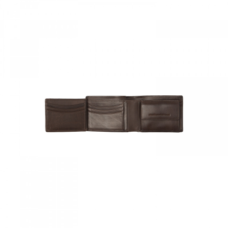Portofel barbati din piele naturala, The Chesterfield Brand, cu protectie anti scanare RFID, Umbria, Maro inchis [1]