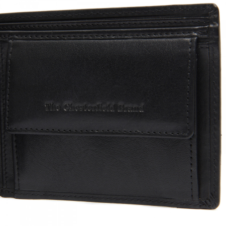 Portofel barbati din piele naturala, The Chesterfield Brand, cu protectie anti scanare RFID, Umbria, Negru [3]