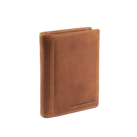Portofel barbati din piele naturala, The Chesterfield Brand, Ethel, cu protectie anti scanare RFID, Maro coniac [1]