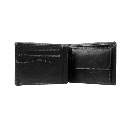 Portofel barbati din piele naturala, The Chesterfield Brand, Harlem, cu protectie anti scanare RFID, Negru [3]