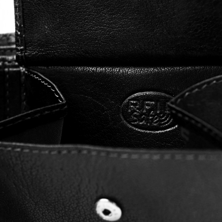 Portofel barbati din piele naturala, The Chesterfield Brand, Harlem, cu protectie anti scanare RFID, Negru [2]