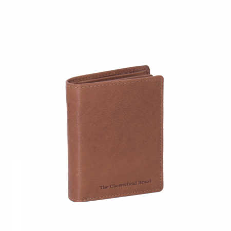 Portofele - Portofel barbati din piele naturala, The Chesterfield Brand, Hereford, cu protectie anti scanare RFID, Maro coniac
