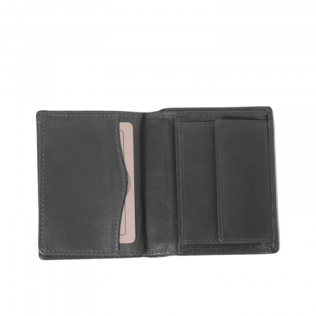 Portofel barbati din piele naturala, The Chesterfield Brand, Hereford, cu protectie anti scanare RFID, Negru [2]