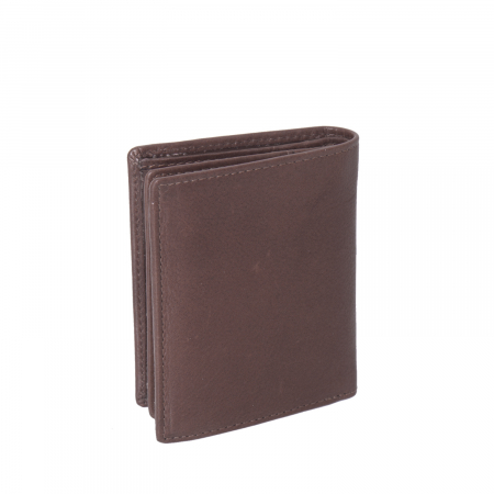 Portofel barbati din piele naturala, The Chesterfield Brand, Hereford, cu protectie anti scanare RFID, Maro inchis [1]