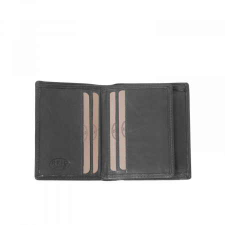 Portofel barbati din piele naturala, The Chesterfield Brand, Hereford, cu protectie anti scanare RFID, Negru [3]