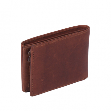 Portofel barbati din piele naturala, The Chesterfield Brand, Marvin, cu protectie anti scanare RFID, Maro coniac [2]