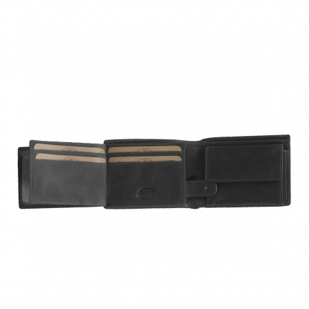 Portofel barbati din piele naturala, The Chesterfield Brand, Marvin, cu protectie anti scanare RFID, Negru [5]