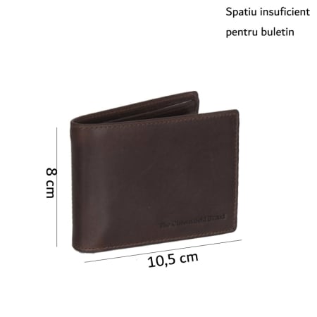Portofel barbati din piele naturala, The Chesterfield Brand, Marvin, cu protectie anti scanare RFID, Maro inchis [1]