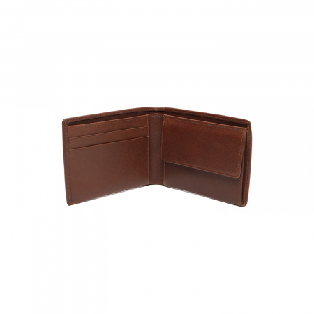 Portofel barbati din piele naturala, The Chesterfield Brand, Ohio, cu protectie anti scanare RFID, Maro coniac [2]