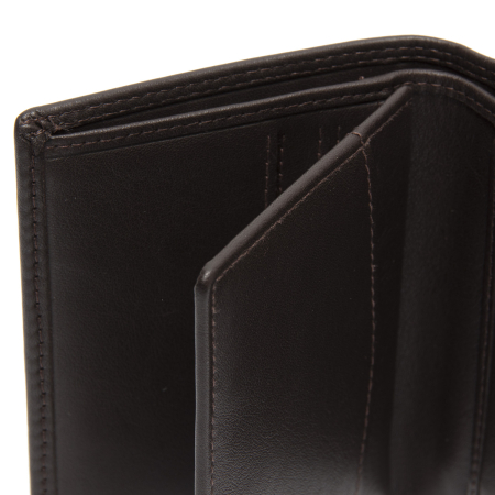 Portofel barbati din piele naturala, The Chesterfield Brand, Vincent, cu protectie anti scanare RFID, Maro inchis [3]