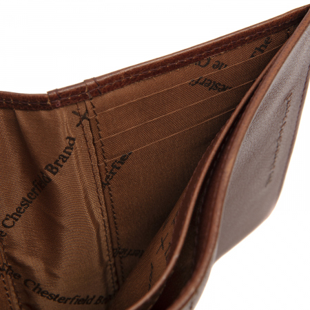 Portofel barbati, The Chesterfield Brand, cu protectie anti scanare RFID, din piele naturala, Alaska, Maro coniac [3]
