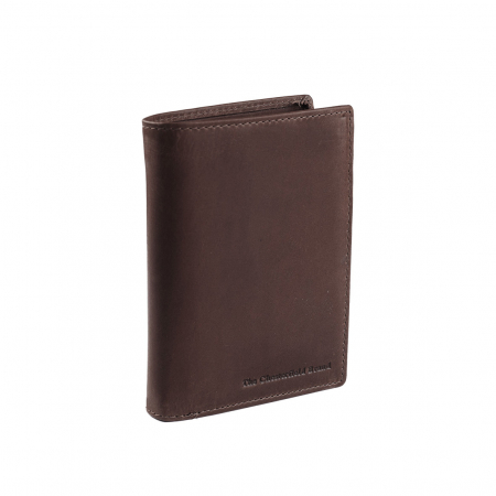Portofel barbati, The Chesterfield Brand, cu protectie anti scanare RFID, din piele naturala, Hazel, Maro inchis