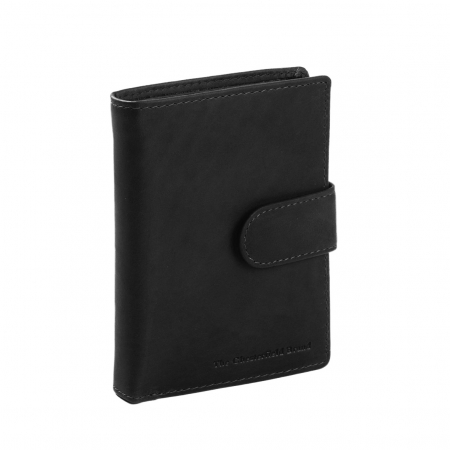 Portofele - Portofel barbati, The Chesterfield Brand, cu protectie anti scanare RFID, din piele naturala, Ruby, Negru