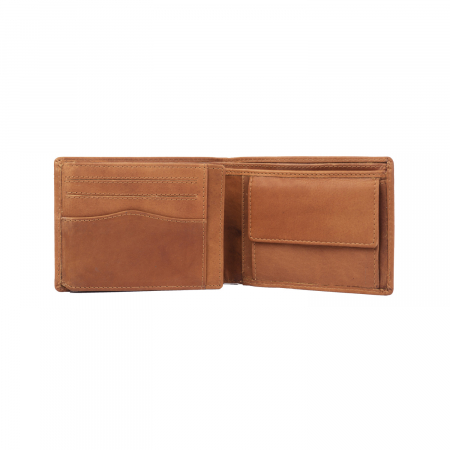 Portofel barbati, The Chesterfield Brand, cu protectie anti scanare RFID, din piele naturala, Timo, Maro coniac [3]