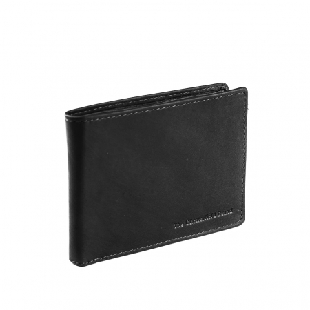 Portofele - Portofel barbati, The Chesterfield Brand, cu protectie anti scanare RFID, din piele naturala, Timo, Negru