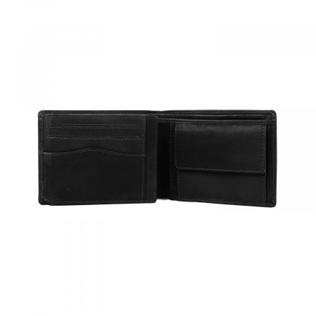 Portofel barbati, The Chesterfield Brand, cu protectie anti scanare RFID, din piele naturala, Timo, Negru [2]